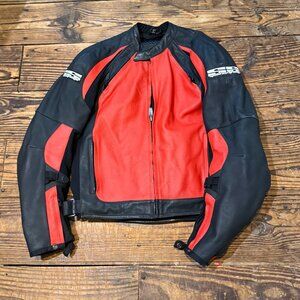 Speed and Strength Revolt Street Motorcycle Leather Jacket Mens Size 42 Medium